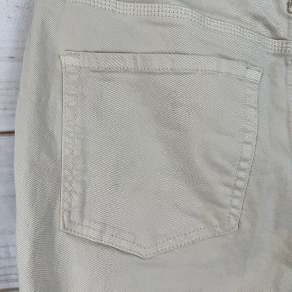 Joie Cream High-Rise Skinny Cargo Pants Size 12/31 - Picture 10 of 13
